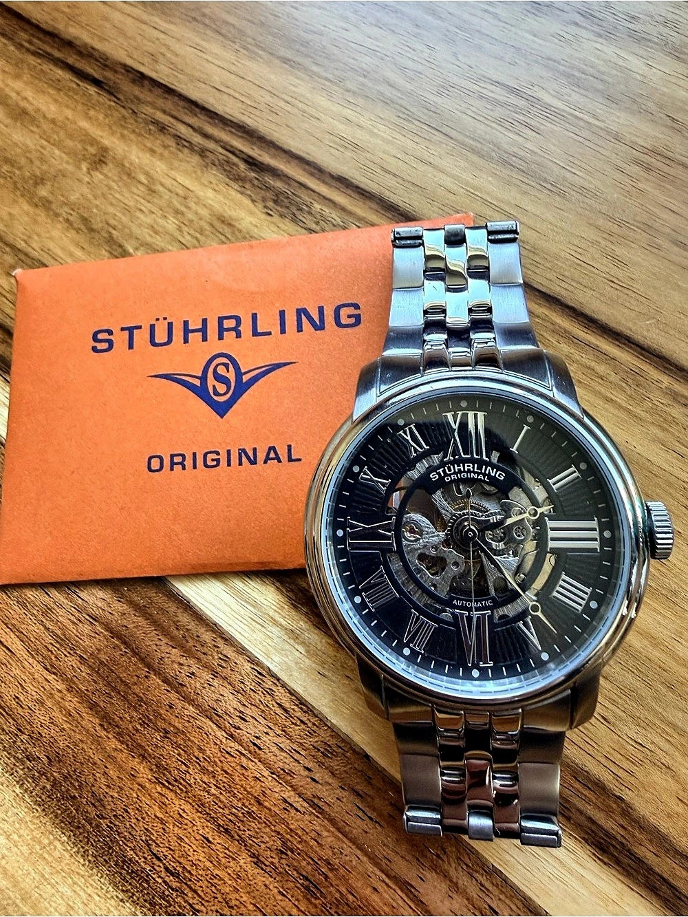 Stuhrling Original Automatic Skeleton Watch Cal. ST-90050 Stuhrling Skeleton